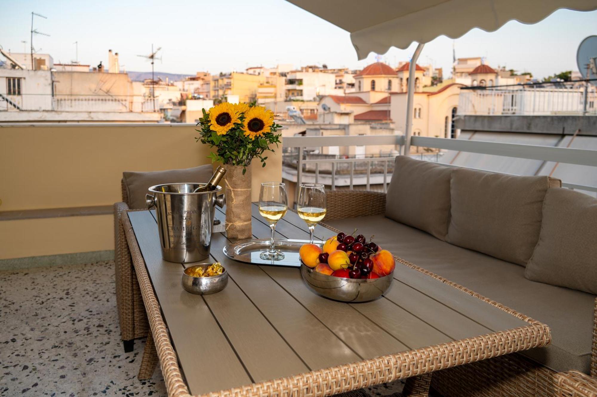Acropolis Terrace View Apartment Athen Eksteriør bilde