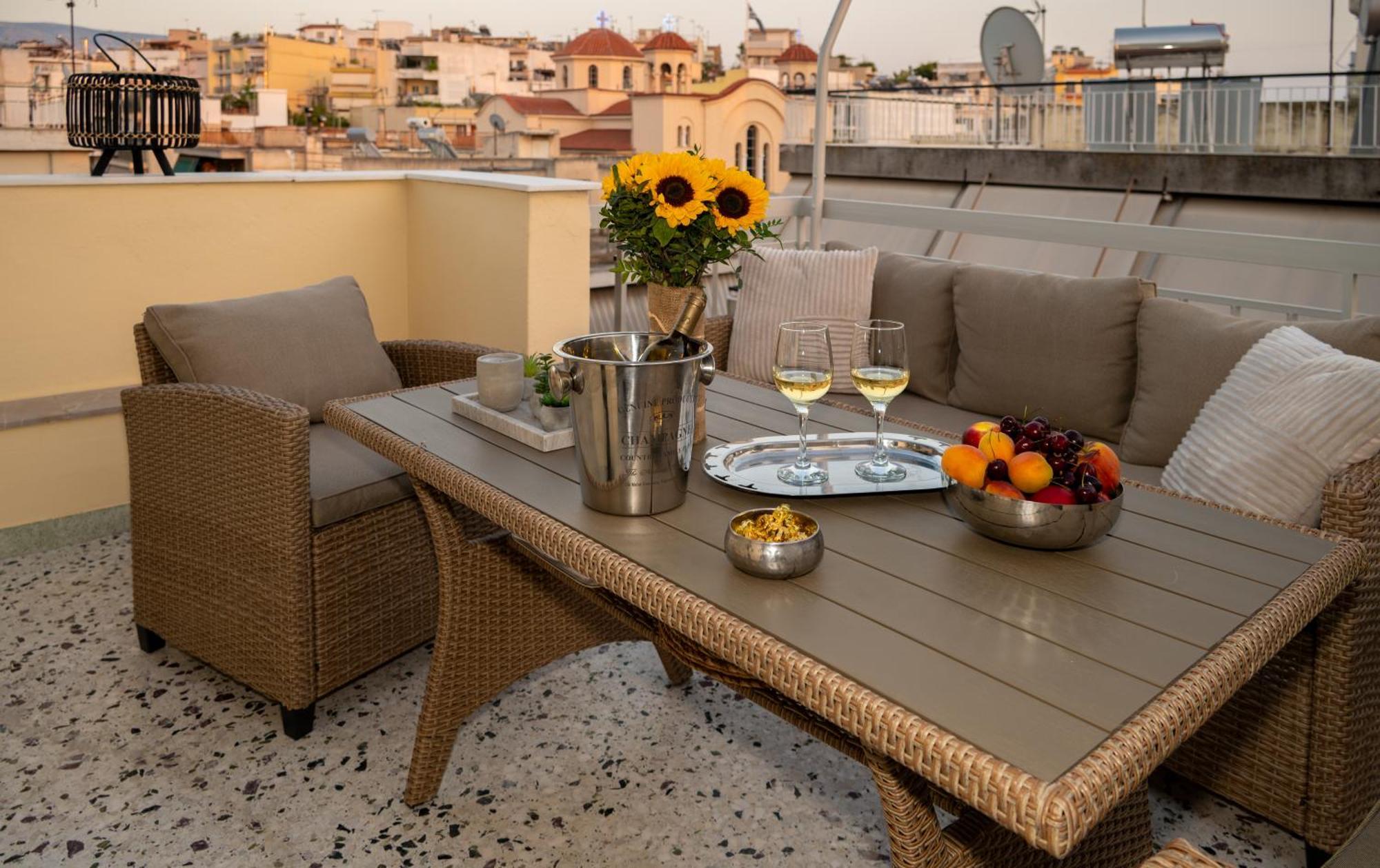 Acropolis Terrace View Apartment Athen Eksteriør bilde
